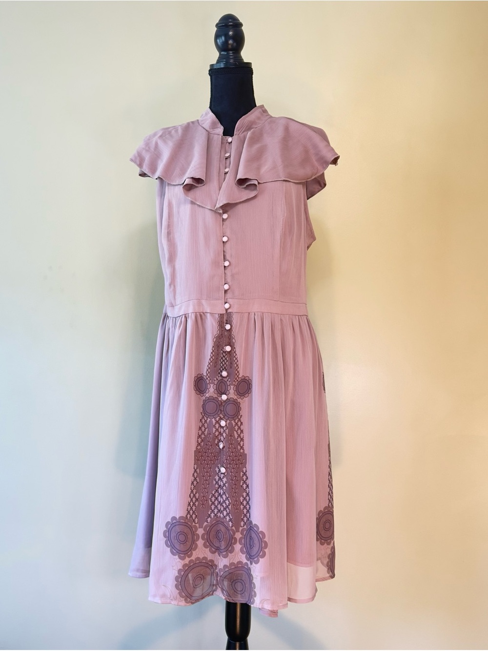 Her Universe x Star Wars Leia Cloud City Bespin Dress Mauve NWT Plus 2X 18